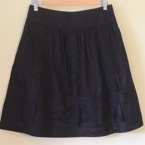 Black, Knee-Length Skirt
